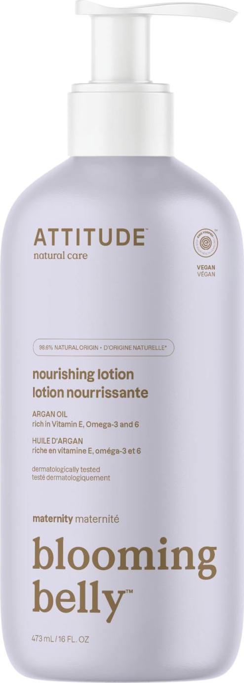 Attitude Přírodní vyživující tělové mléko Blooming Belly nejen pro těhotné s arganem 473 ml