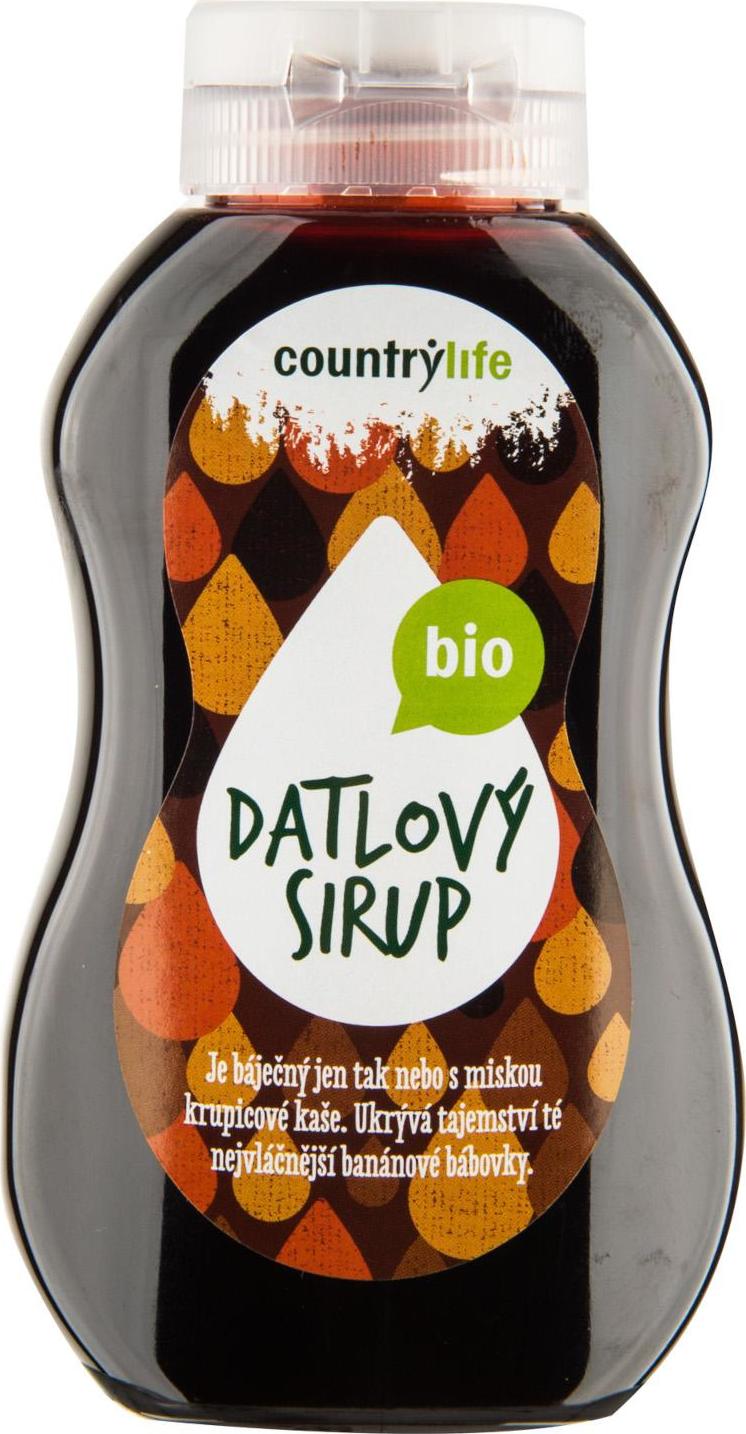 Country Life Sirup datlový BIO 250 ml