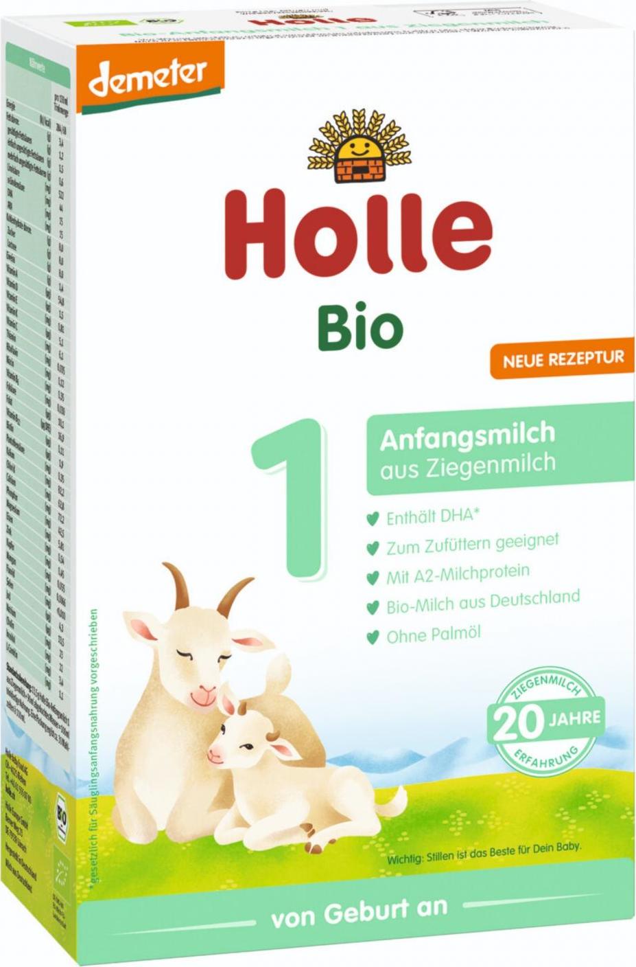 Holle Bio dětská mléčná výživa na bázi kozího mléka 1 počáteční 400 g