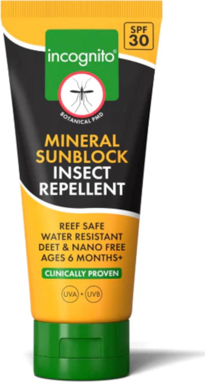 Incognito Opalovací minerální krém SPF 30 s repelentním účinkem 100 ml