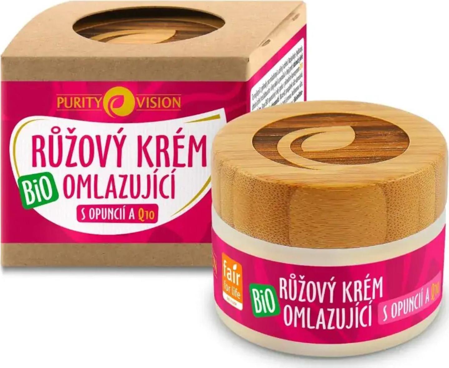 Purity Vision Bio Růžový krém omlazující 40 ml