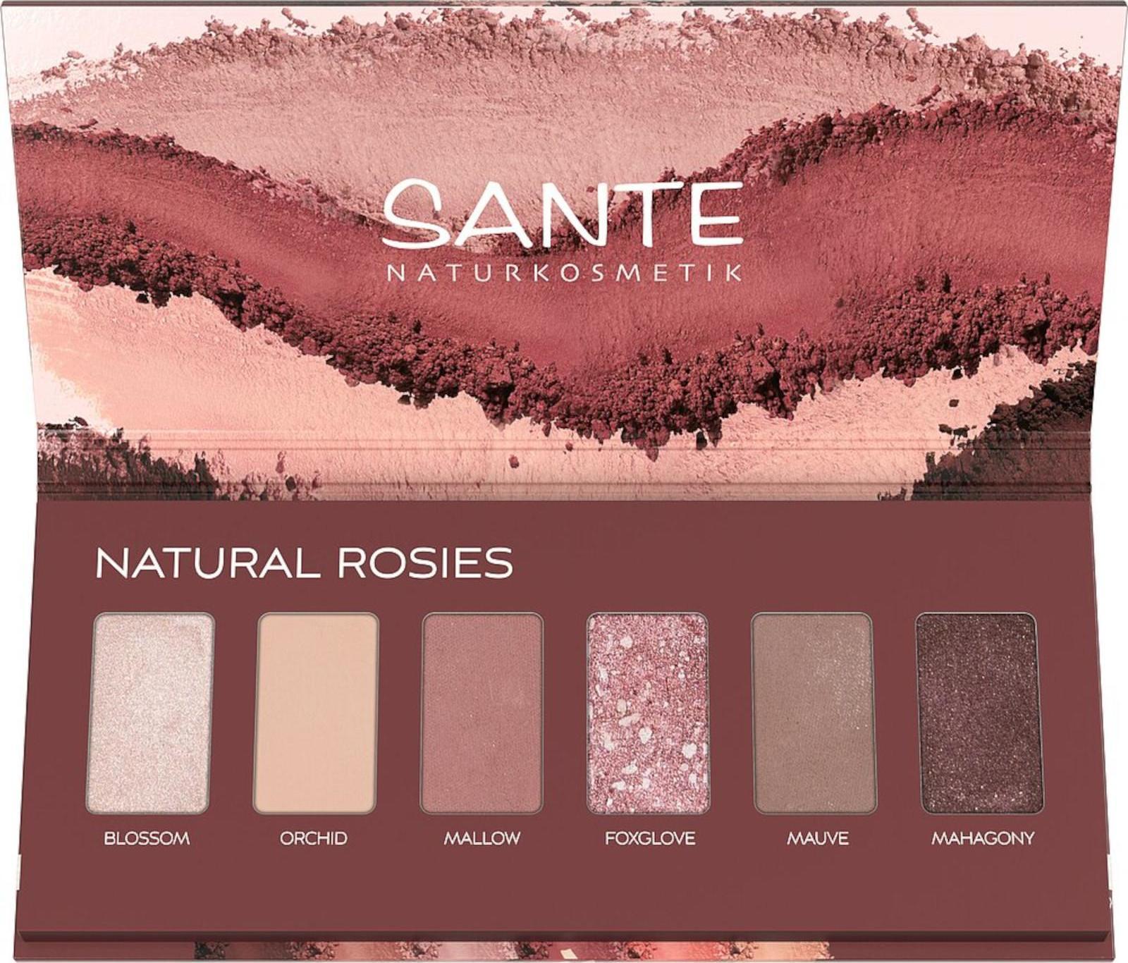 SANTE Paletka oční stíny Rosy Shades 6 x 1g