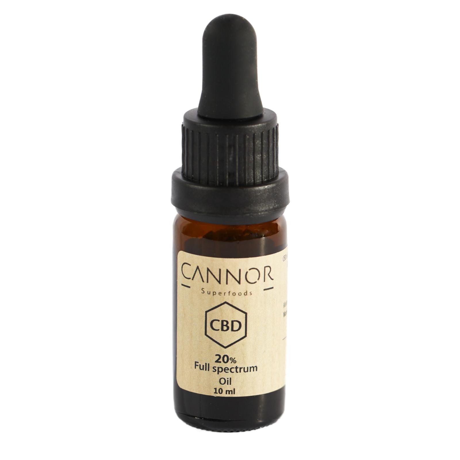 CANNOR CBD konopný olej celospektrální 20% 10 ml