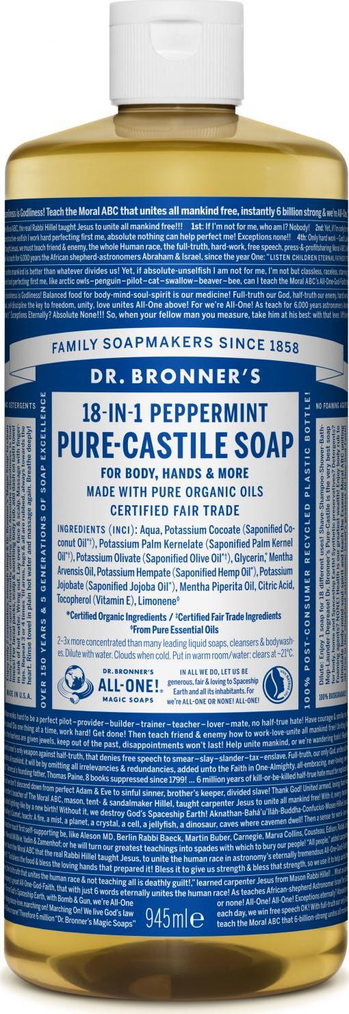 Dr. Bronner's Tekuté universální mýdlo ALL-ONE!