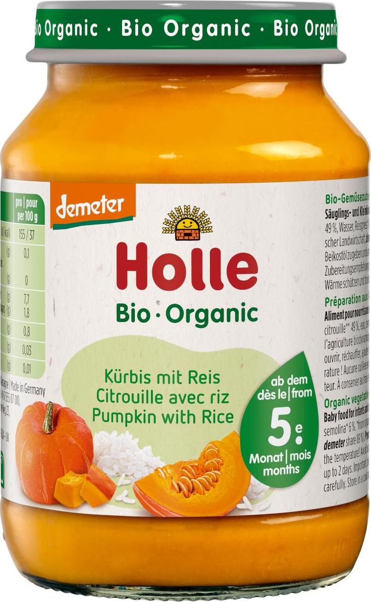 Holle Holle Bio Dýně s rýží 190 g