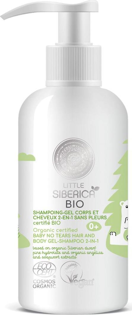 Little Siberica Dětský gel - šampon na vlasy a tělo 2v1 bez slz 250 ml