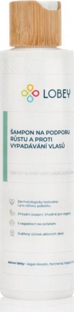 Lobey Šampon na podporu růstu a proti vypadaní vlasů 200 ml