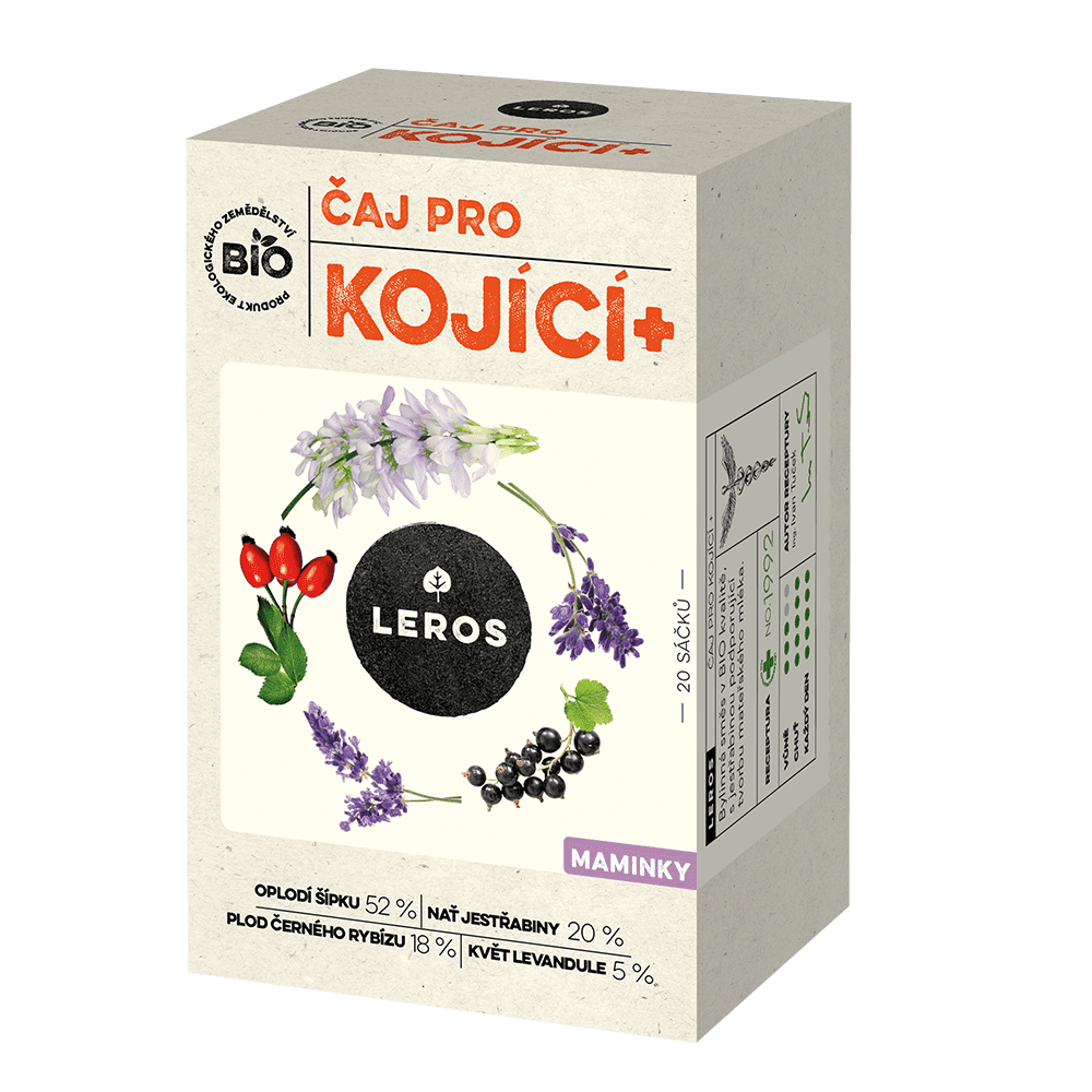 LEROS Čaj pro kojící+ BIO - nálev. sáčky (20 x 2 g) - podpora tvorby mateřského mléka LEROS