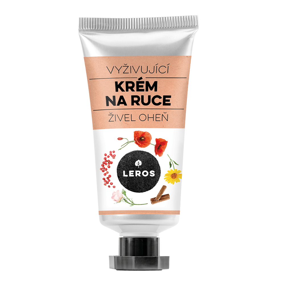 LEROS Krém na ruce BIO - Živel oheň - 30 ml - hutnější textura