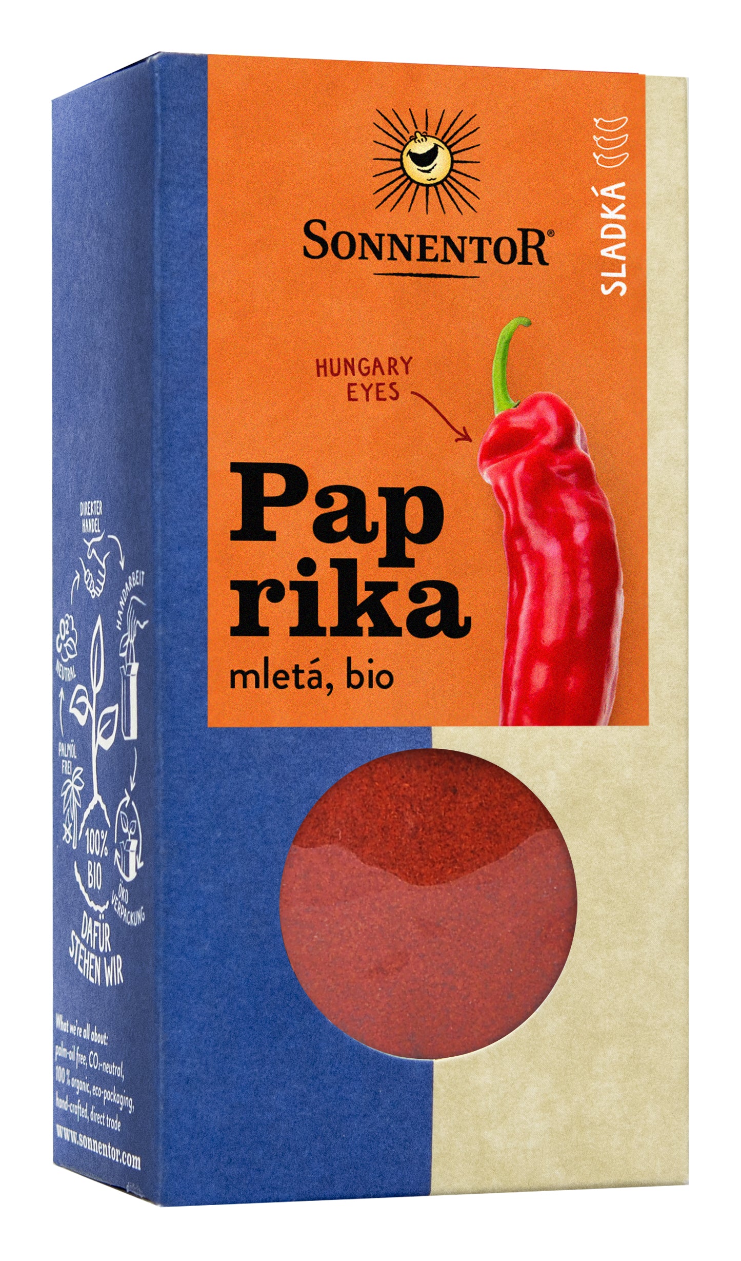 Sonnentor Paprika sladká BIO - mletá (50 g) - II. jakost - od lokálních farmářů Sonnentor