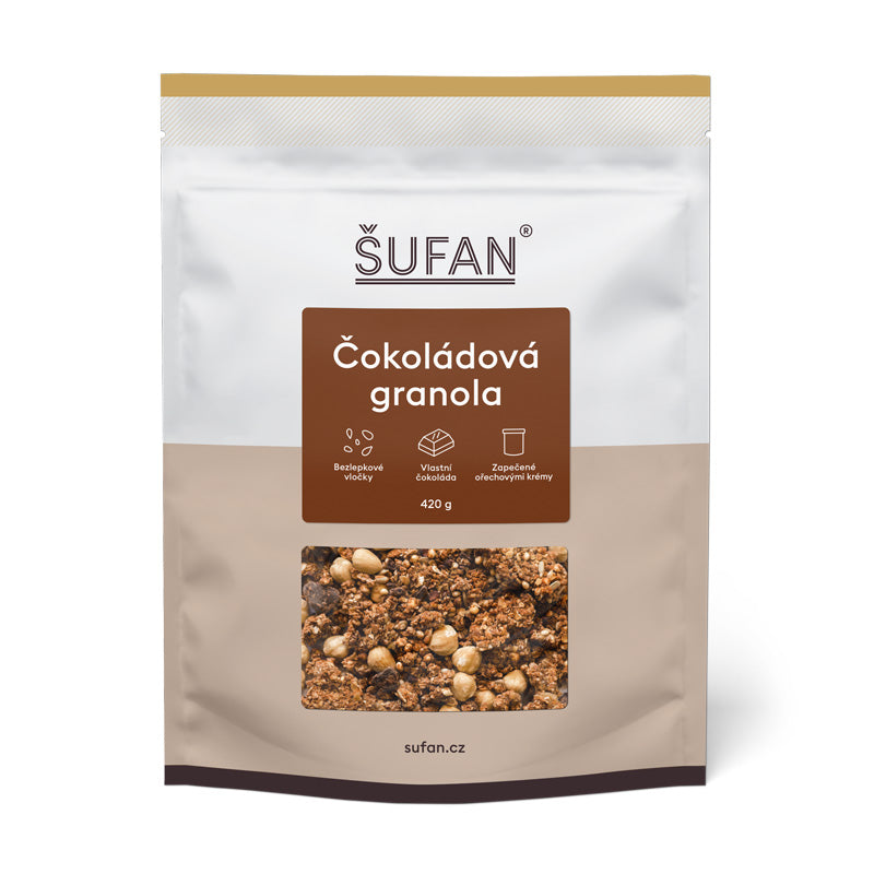 Šufan Granola čokoládová (sáček 500 g) - bez lepku Šufan