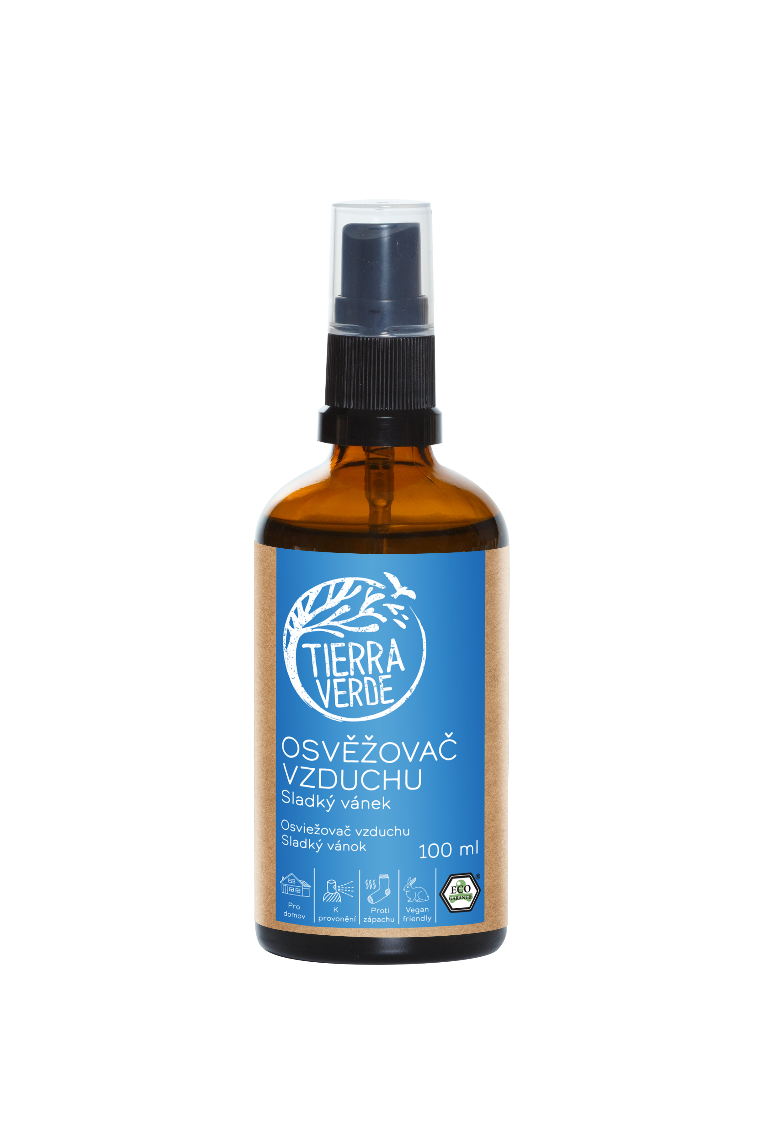 Tierra Verde Osvěžovač vzduchu (100 ml) - Sladký vánek - mátové osvěžení Tierra Verde