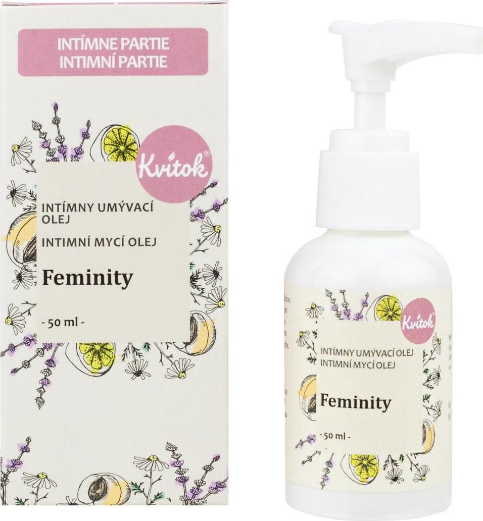 Kvitok Intimní mycí olej feminity 50 ml