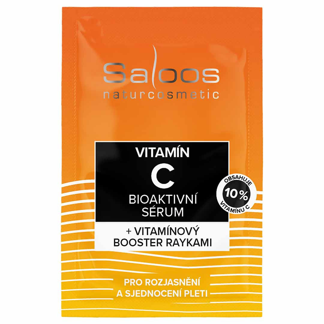 Saloos Bioaktivní pleťové sérum Vitamín C - vzorek (1 ml) - pro svěží vzhled pleti už po prvním použití Saloos