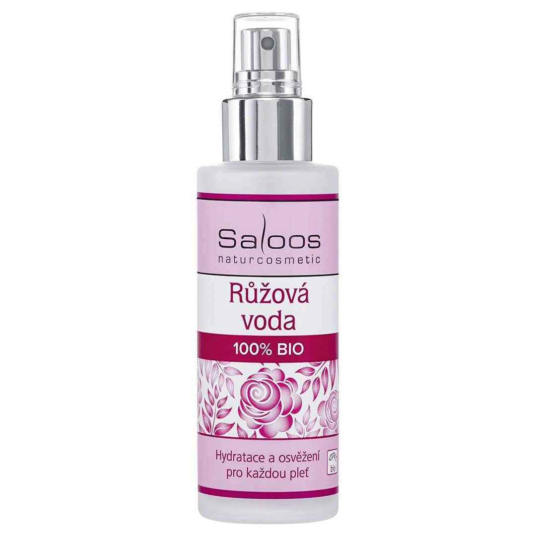 Saloos Růžová voda 100% BIO (100 ml) - II. jakost - univerzální péče od hlavy po paty Saloos