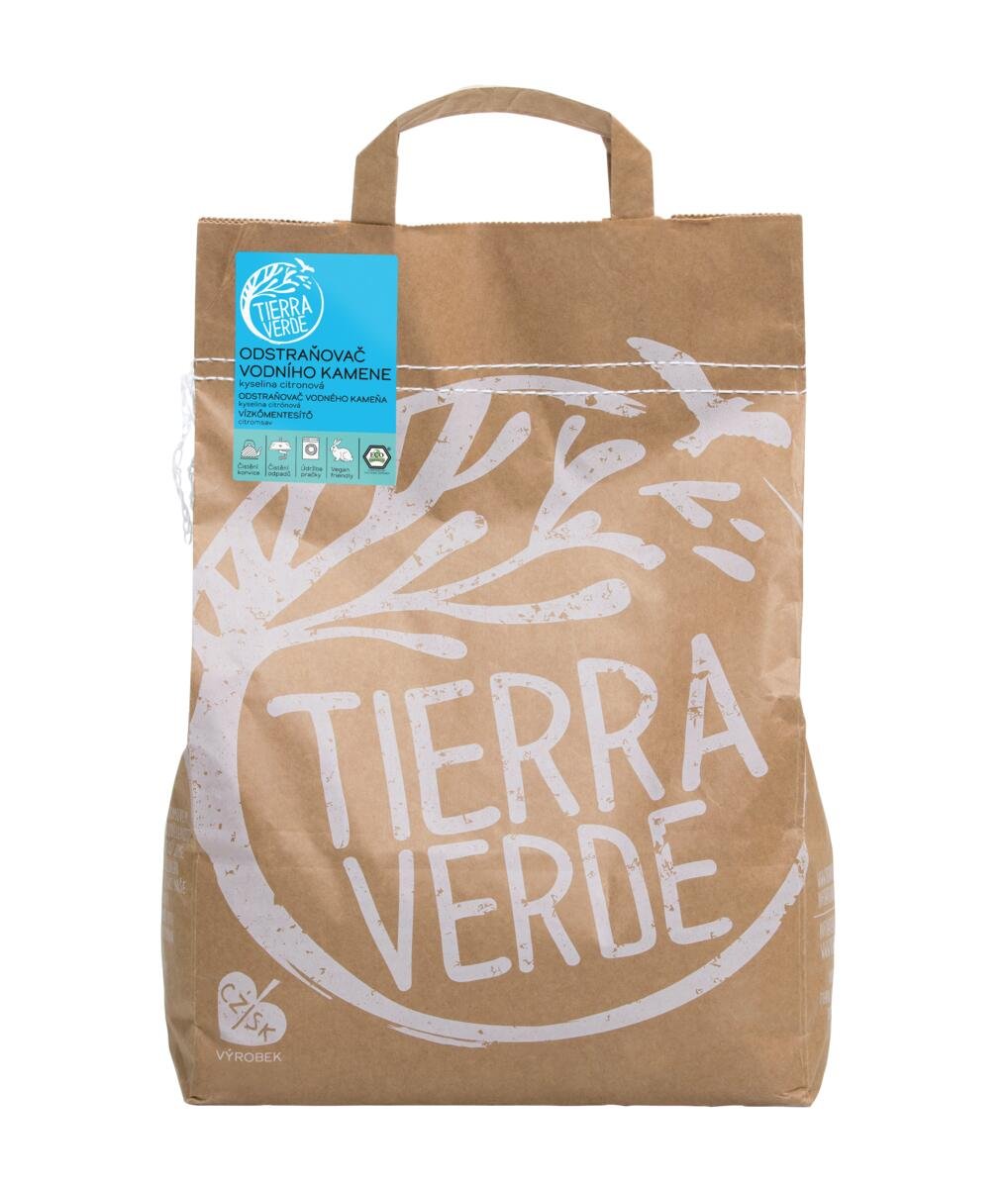 Tierra Verde Kyselina citronová - Odstraňovač vodního kamene - II. jakost - Sáček 5 kg - koncentrovaný a vysoce účinný Tierra Verde