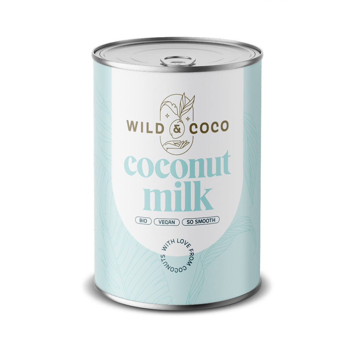 Wild & Coco Kokosové mléko 17% v konzervě BIO (400 ml) - ze zralých kokosů Wild & Coco