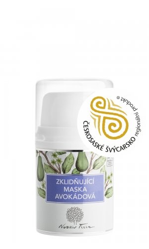 Nobilis Tilia Zklidňující avokádová maska (50 ml) - II. jakost - zrelaxuje a vyživí bioaktivními látkami Nobilis Tilia